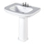 BASIN WITH PEDESTAL