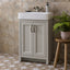 500mm PVC Wall Hung Vanity Unit – Gloss White